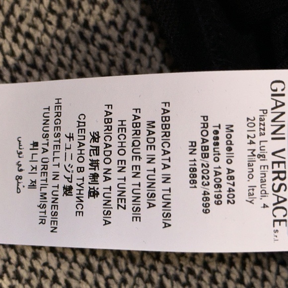 Versace Medusa Head Patch Polo Shirt $450 size XL(52) - Picture 10 of 13